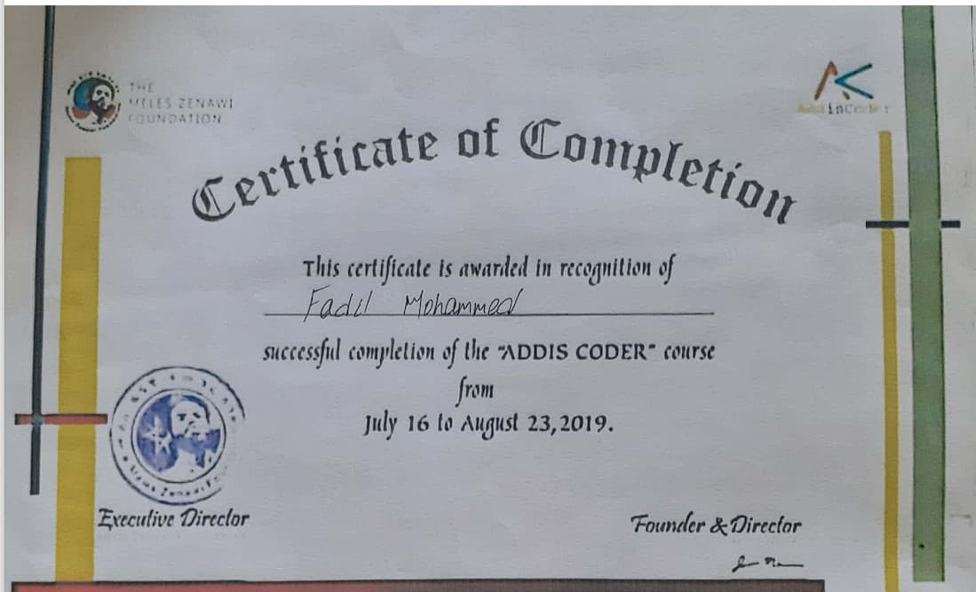 Addis Coder:summer coding camp